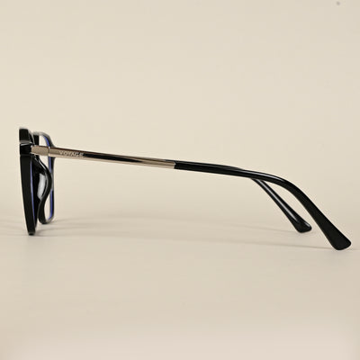 Voyage Black Wayfarer TR Clip-On Polarized Sunglasses for Men & Women (2184PMG4663-C1)