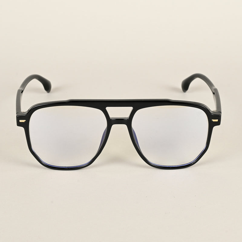 Voyage Maverick Shine Black Wayfarer Eyeglasses for Men & Women (TR85207MG4713-C1)