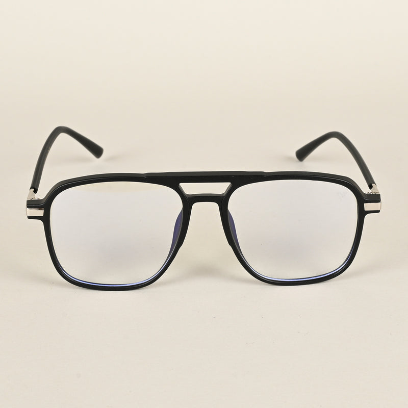 Voyage Maverick Matt Black Wayfarer Eyeglasses for Men & Women (TR83045MG4707-C4)