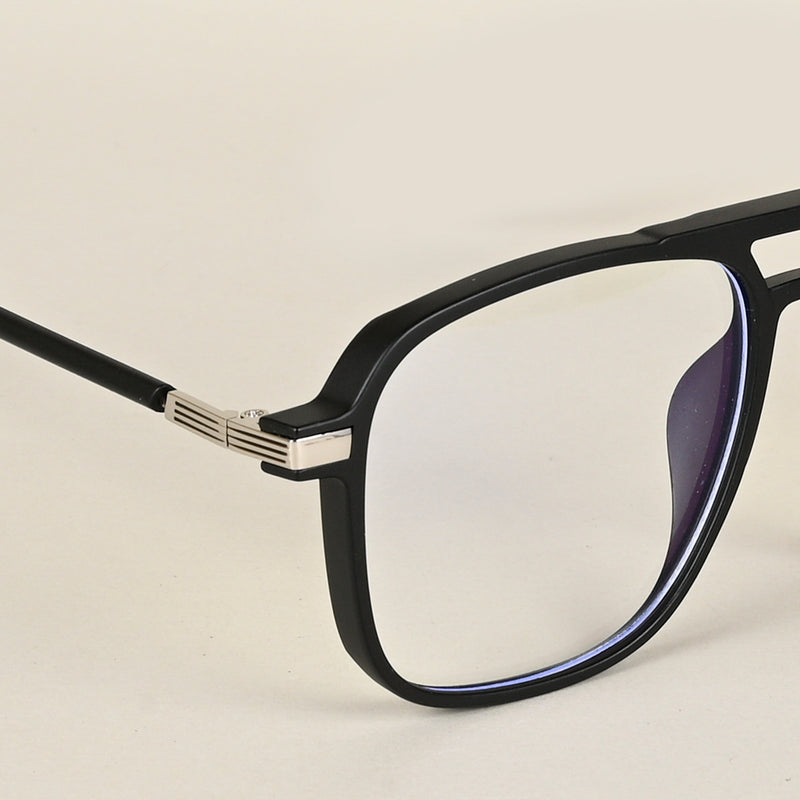 Voyage Maverick Matt Black Wayfarer Eyeglasses for Men & Women (TR83045MG4707-C4)