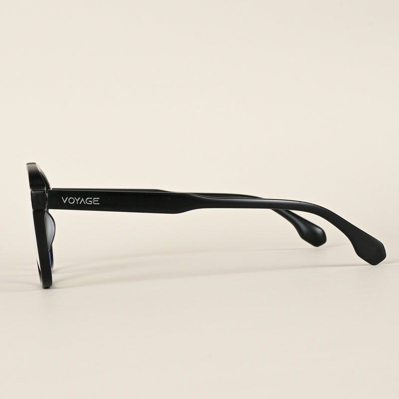 Voyage Maverick Matt Black Wayfarer Eyeglasses for Men & Women (TR85207MG4714-C4)