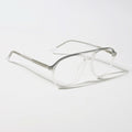 Eyejack Swift Matt Transparent & Grey Aviator Eyeglasses for Men & Women (MB23003CL145-C2)