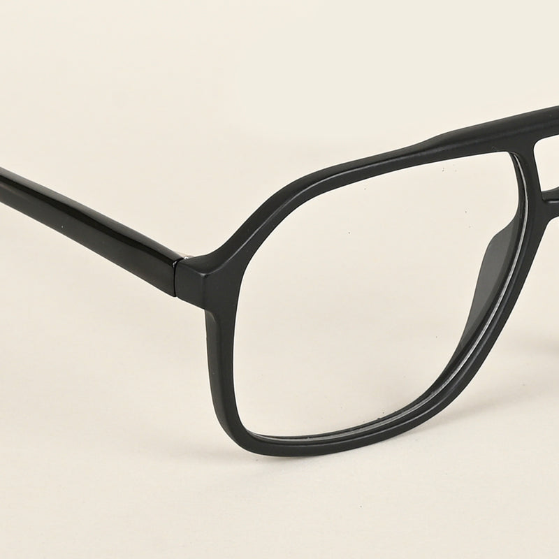Voyage Maverick Matt Black Wayfarer Eyeglasses for Men & Women (V42006MG4801-C2)