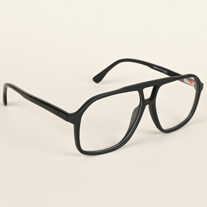 Voyage Maverick Matt Black Wayfarer Eyeglasses for Men & Women (V42006MG4801-C2)