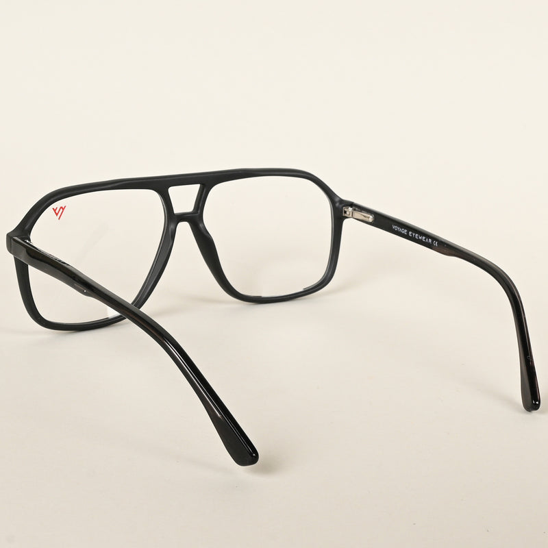 Voyage Maverick Matt Black Wayfarer Eyeglasses for Men & Women (V42006MG4801-C2)