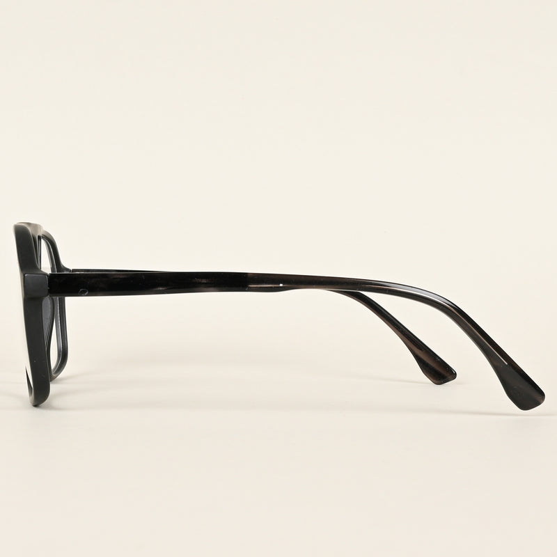 Voyage Maverick Matt Black Wayfarer Eyeglasses for Men & Women (V42006MG4801-C2)