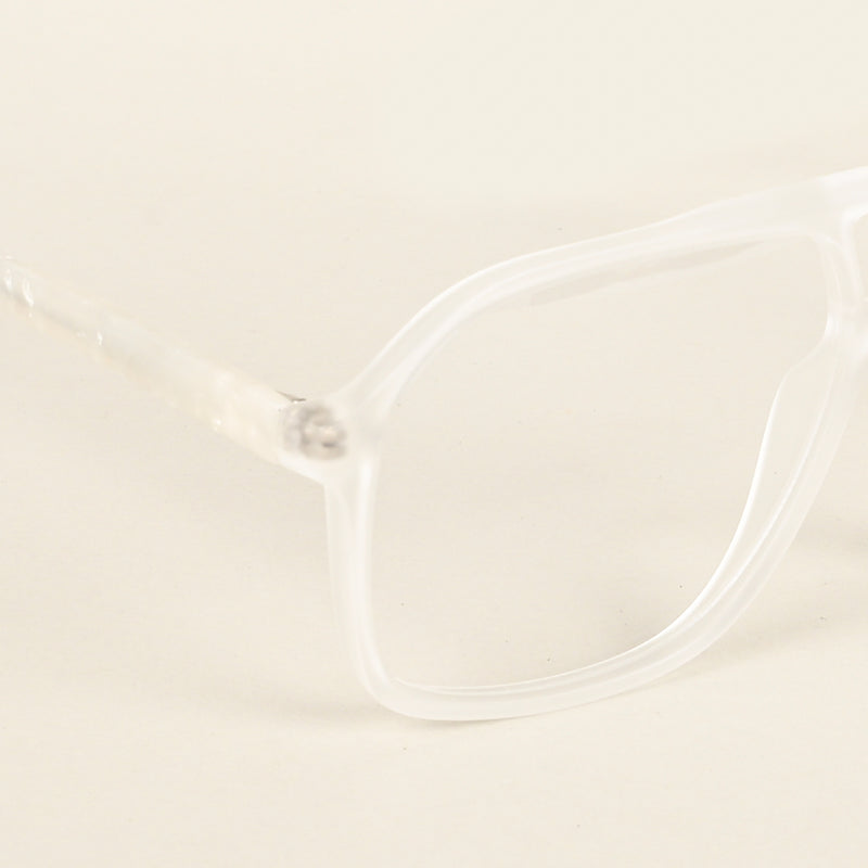 Voyage Maverick Transparent Wayfarer Eyeglasses for Men & Women (V42006MG4806-C7)