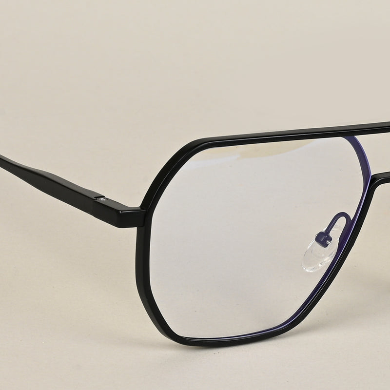 Voyage Black Aviator Eyeglasses for Men & Women (8692MG5171-C1)