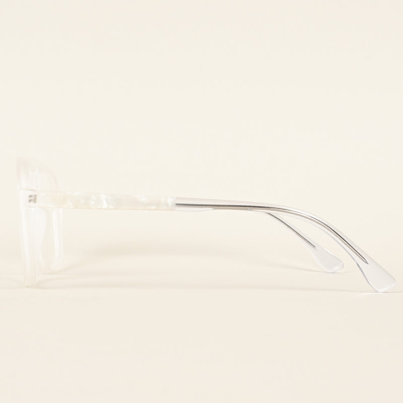 Voyage Maverick Transparent Wayfarer Eyeglasses for Men & Women (V42006MG4806-C7)