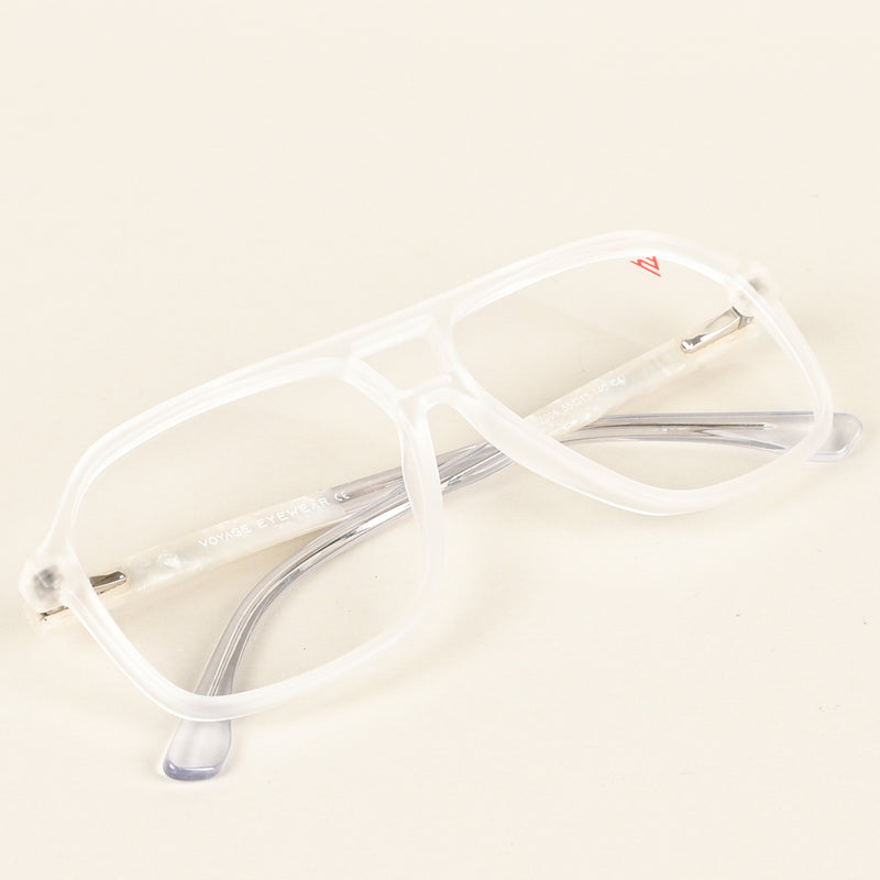 Voyage Maverick Transparent Wayfarer Eyeglasses for Men & Women (V42006MG4806-C7)