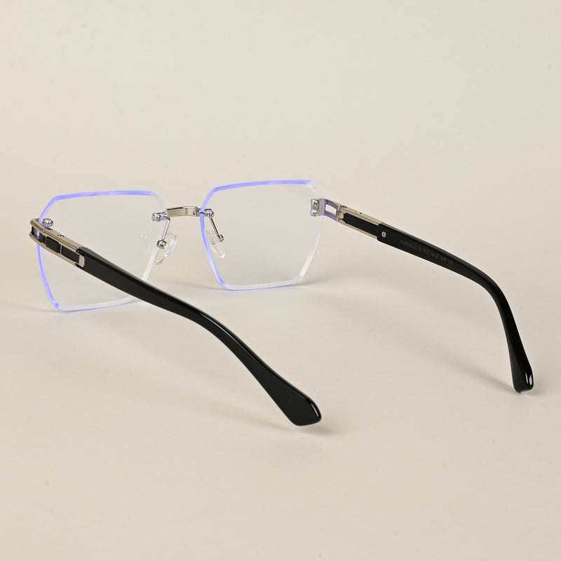 Voyage Rimless Square Eyeglasses for Men & Women (2A565MG5160-C1)