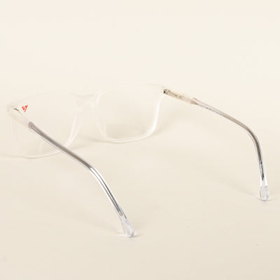 Voyage Transparent Square Eyeglasses for Men & Women (V42002MG4778-C7)
