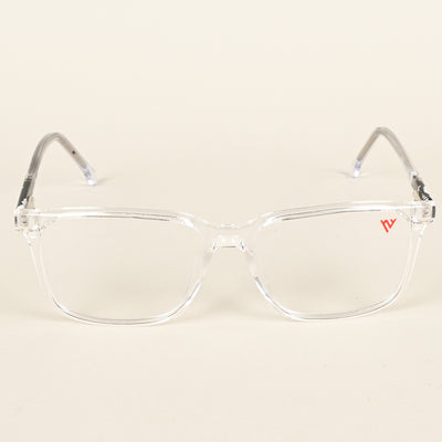 Voyage Transparent & Black Square Eyeglasses for Men & Women (V42002MG4774-C3)
