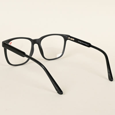 Voyage Matt Black Square Eyeglasses for Men & Women (V42003MG4780-C2)