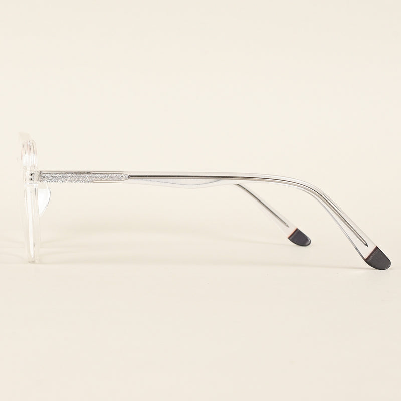 Voyage Transparent Geometric Eyeglasses for Men & Women (V42005MG4795-C3)