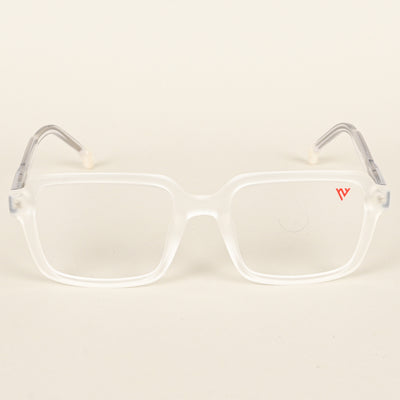 Voyage Transparent & Grey Square Eyeglasses for Men & Women (V42004MG4792-C7)