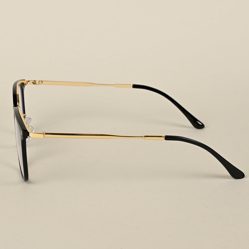 Voyage Black Square Eyeglasses for Men & Women (9417MG5095-C1)