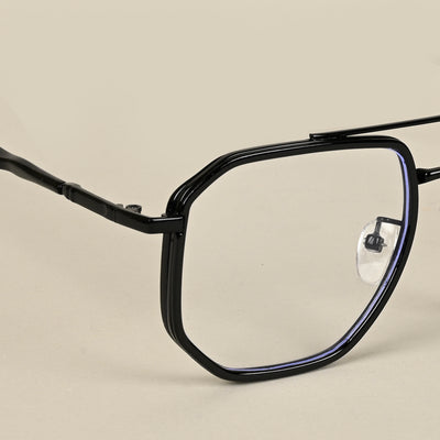 Voyage Black Wayfarer Eyeglasses for Men & Women (9375MG5093-C2)