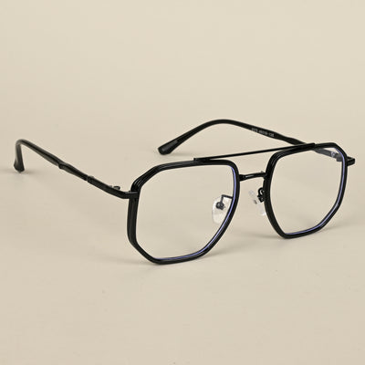 Voyage Black Wayfarer Eyeglasses for Men & Women (9375MG5093-C2)