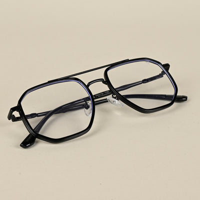 Voyage Black Wayfarer Eyeglasses for Men & Women (9375MG5093-C2)