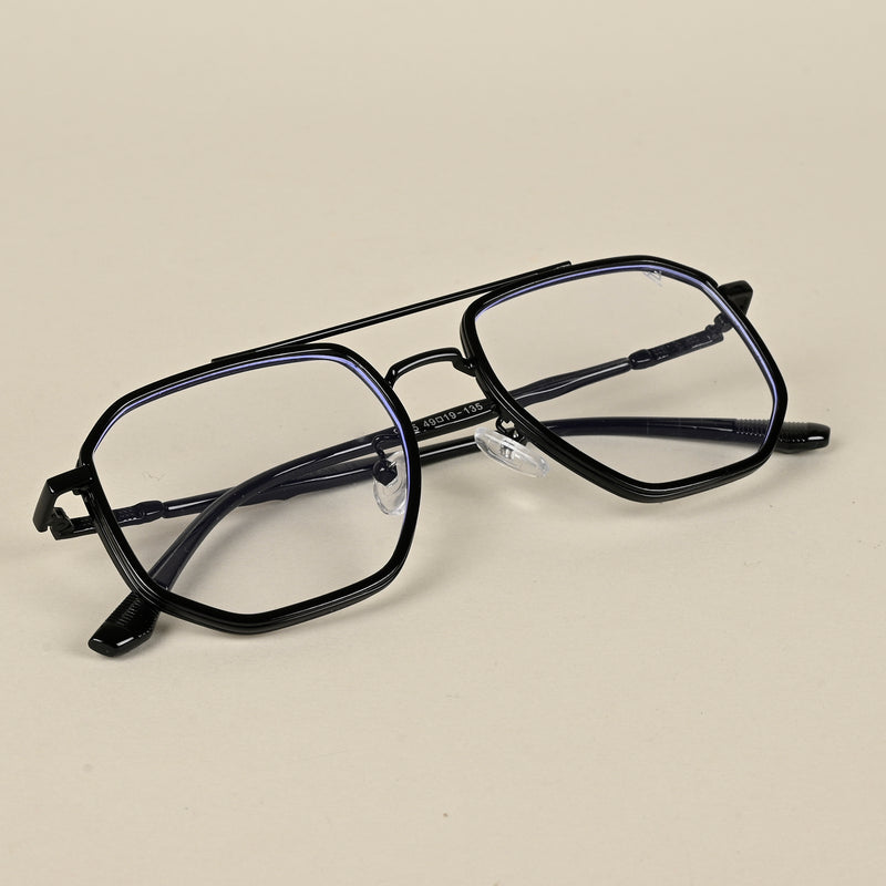 Voyage Black Wayfarer Eyeglasses for Men & Women (9375MG5093-C2)