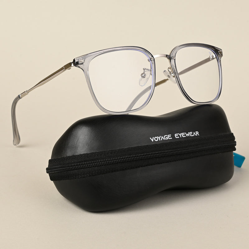 Voyage Grey Square Eyeglasses for Men & Women (9417MG5097-C3)