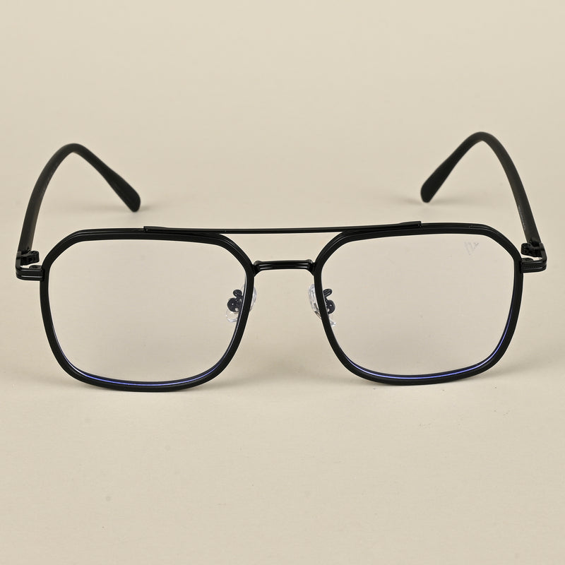 Voyage Maverick Black Wayfarer Eyeglasses for Men & Women (9822MG5135-C4)