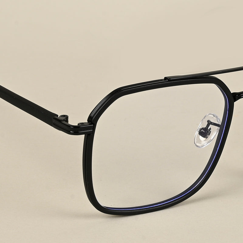 Voyage Maverick Black Wayfarer Eyeglasses for Men & Women (9822MG5135-C4)