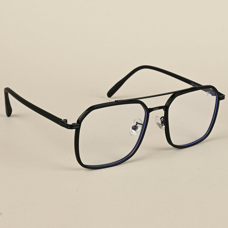 Voyage Maverick Black Wayfarer Eyeglasses for Men & Women (9822MG5135-C4)