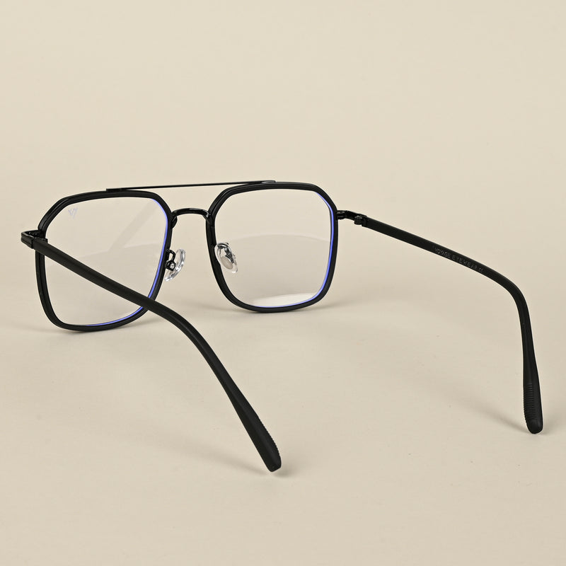 Voyage Maverick Black Wayfarer Eyeglasses for Men & Women (9822MG5135-C4)