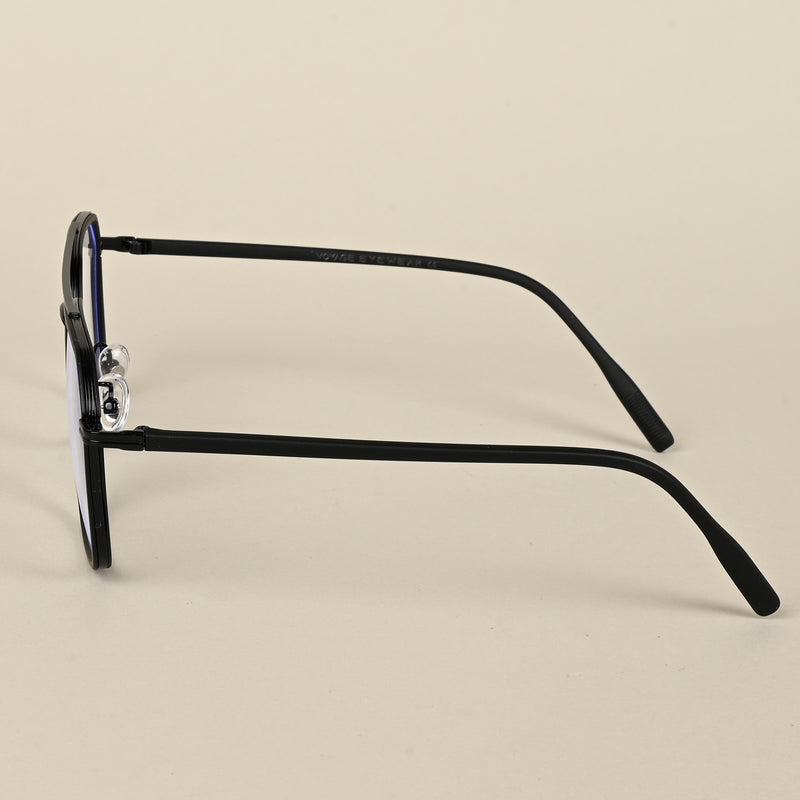 Voyage Maverick Black Wayfarer Eyeglasses for Men & Women (9822MG5135-C4)