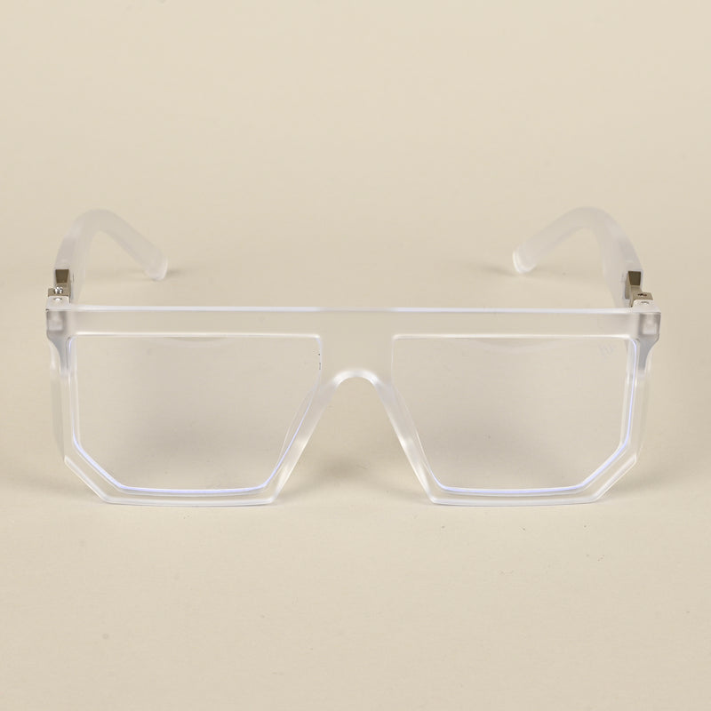 Voyage Matt Transparent Wayfarer Eyeglasses for Men & Women (8789MG5067-C3)