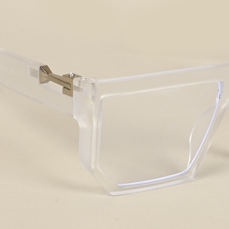 Voyage Matt Transparent Wayfarer Eyeglasses for Men & Women (8789MG5067-C3)
