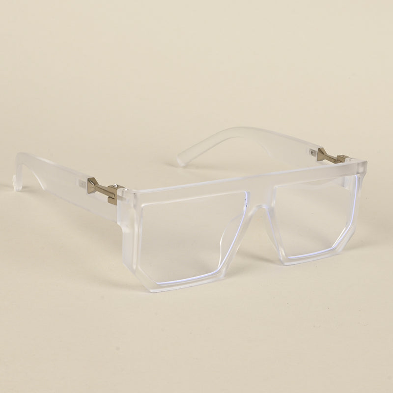 Voyage Matt Transparent Wayfarer Eyeglasses for Men & Women (8789MG5067-C3)