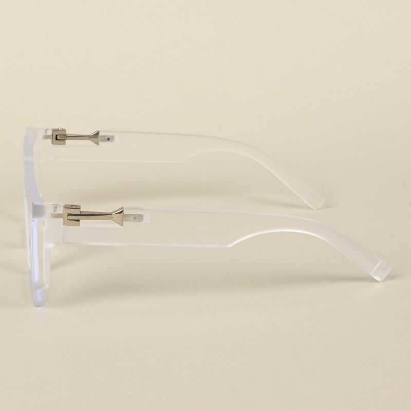 Voyage Matt Transparent Wayfarer Eyeglasses for Men & Women (8789MG5067-C3)