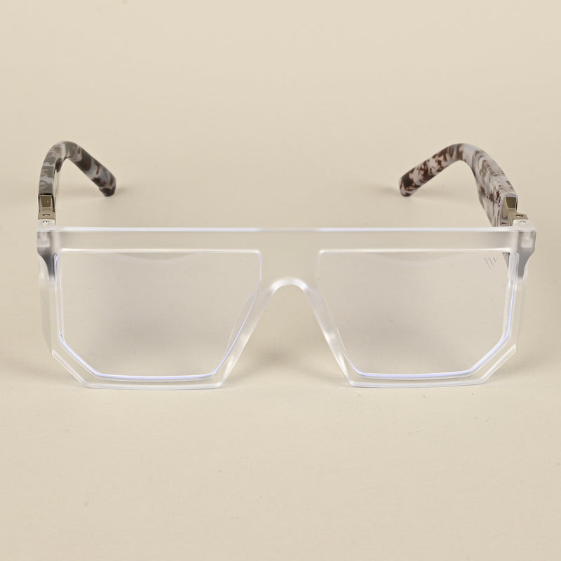 Voyage Light Matt Transparent Wayfarer Eyeglasses for Men & Women (8789MG5069-C5)
