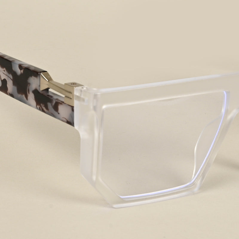 Voyage Light Matt Transparent Wayfarer Eyeglasses for Men & Women (8789MG5069-C5)