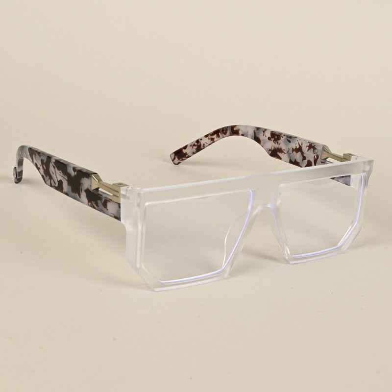 Voyage Light Matt Transparent Wayfarer Eyeglasses for Men & Women (8789MG5069-C5)