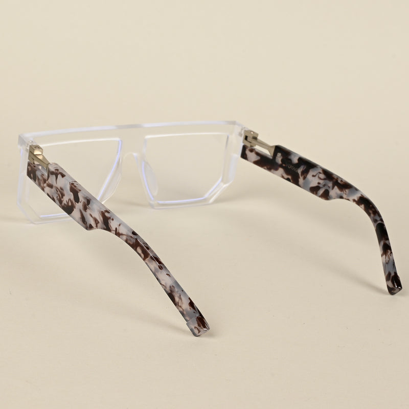 Voyage Light Matt Transparent Wayfarer Eyeglasses for Men & Women (8789MG5069-C5)