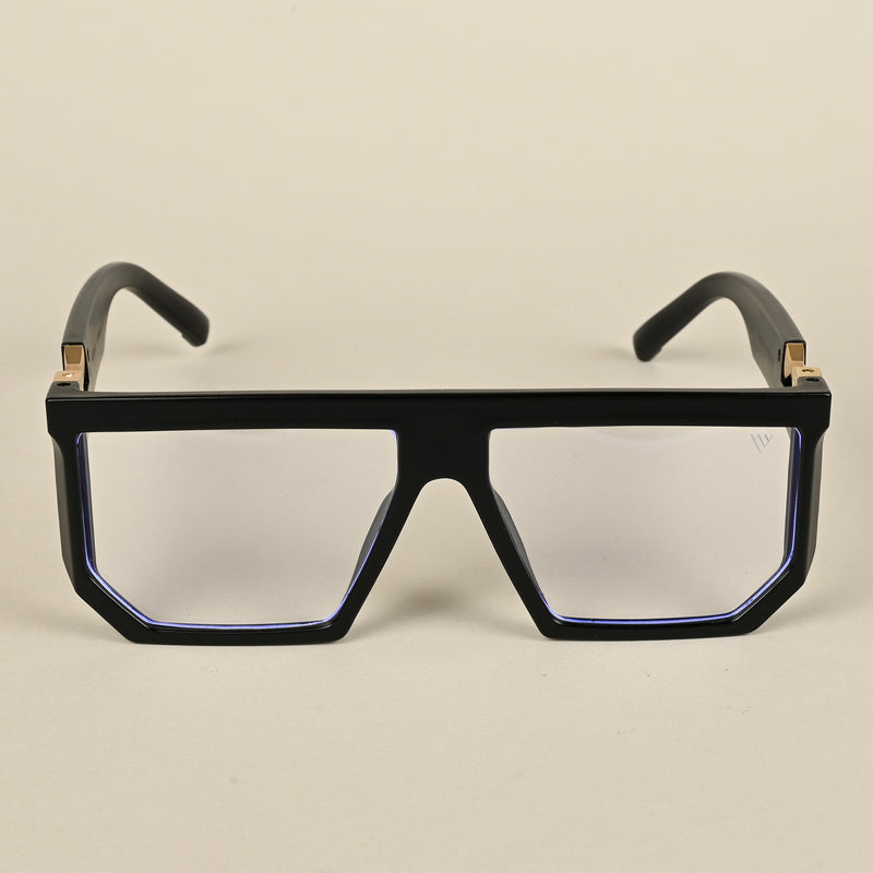 Voyage Matt Black Wayfarer Eyeglasses for Men & Women (8789MG5066-C2)