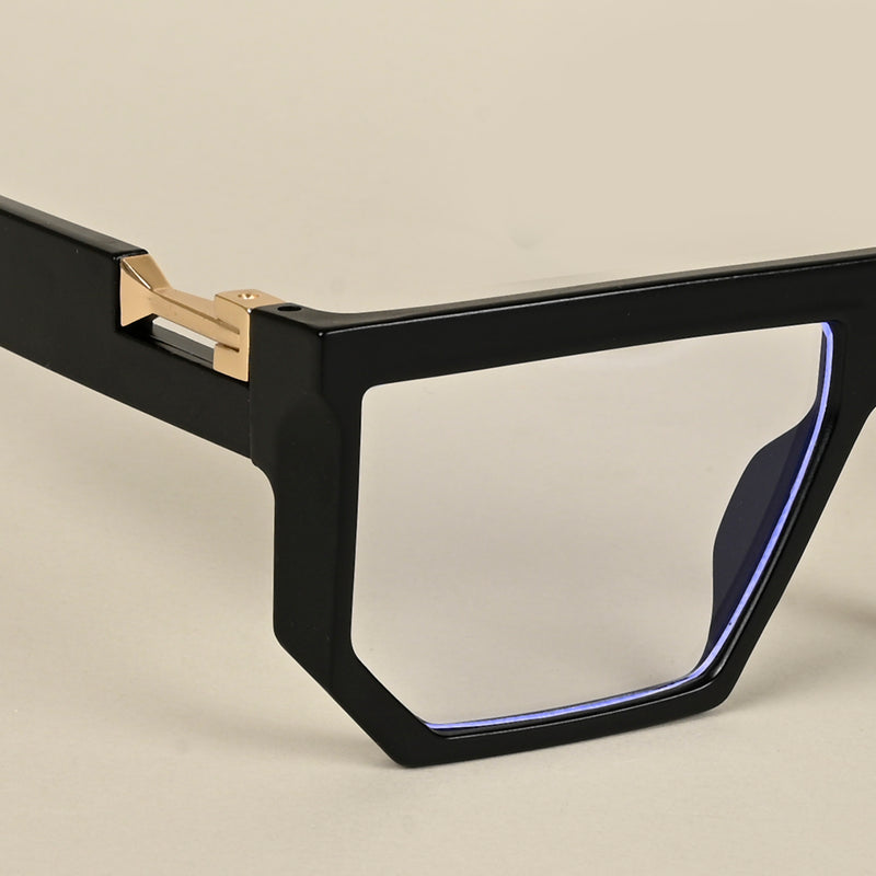 Voyage Matt Black Wayfarer Eyeglasses for Men & Women (8789MG5066-C2)