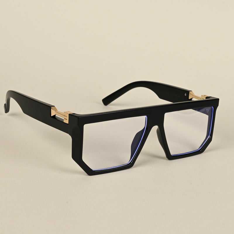 Voyage Matt Black Wayfarer Eyeglasses for Men & Women (8789MG5066-C2)