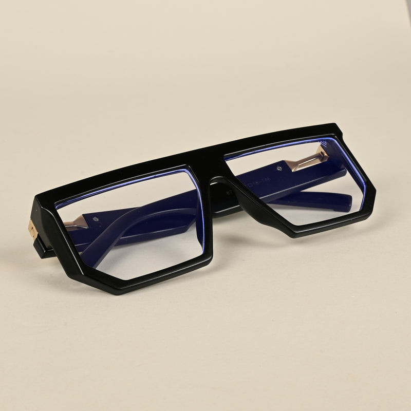 Voyage Matt Black Wayfarer Eyeglasses for Men & Women (8789MG5066-C2)