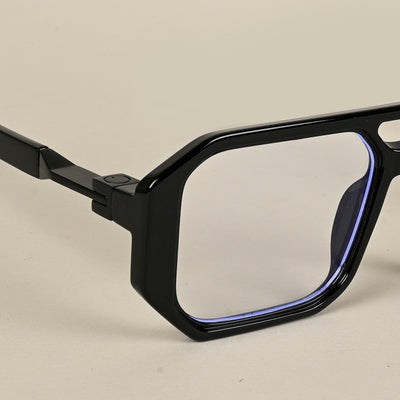 Voyage Goat Shine Black Wayfarer Eyeglasses for Men & Women (8838MG5070-C1)