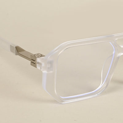 Voyage Goat Matt Transparent Wayfarer Eyeglasses for Men & Women (8838MG5071-C2)