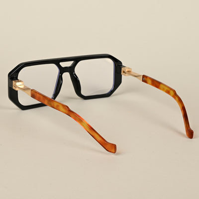 Voyage Goat Black Wayfarer Eyeglasses for Men & Women (8838MG5072-C3)