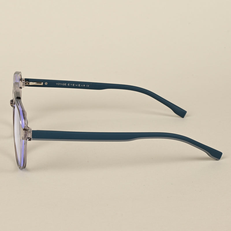 Voyage Maverick Transparent Grey Wayfarer Eyeglasses for Men & Women (2346MG5082-C2)