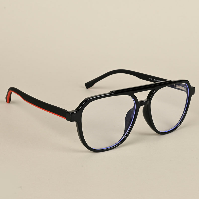 Voyage Maverick Black Wayfarer Eyeglasses for Men & Women (2346MG5081-C1)