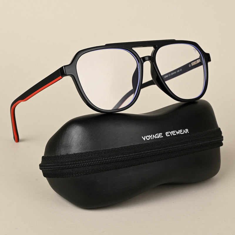 Voyage Maverick Black Wayfarer Eyeglasses for Men & Women (2346MG5081-C1)