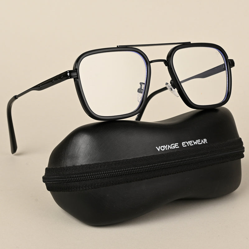 Voyage Maverick Black Wayfarer Eyeglasses for Men & Women (2363MG5080-C2)